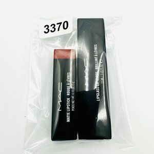 3370 MAC COSMETICS MAKEUP BUNDLE LIPGLOSS AND LIPSTICK BUNDLE SET LOT